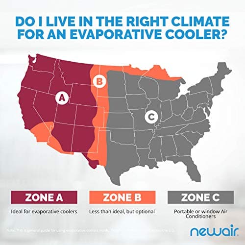 NewAir AF-310 470 CFM Evaporative Tower Cooler thumbnail 3