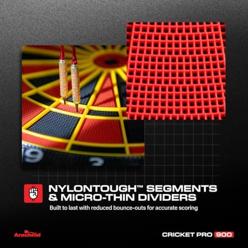 Arachnid Cricket Pro 900 Talking Electronic Dartboard thumbnail 3