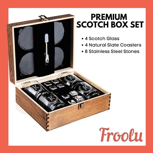 Froolu Personalized Whiskey Glasses Set of 4 thumbnail 5