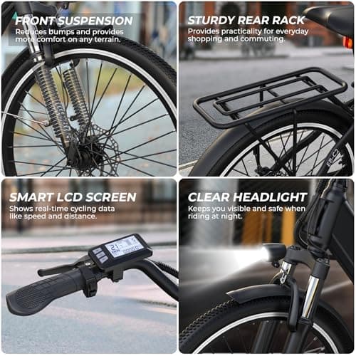 Himiway Cruiser Step-Thru Electric Bike thumbnail 5