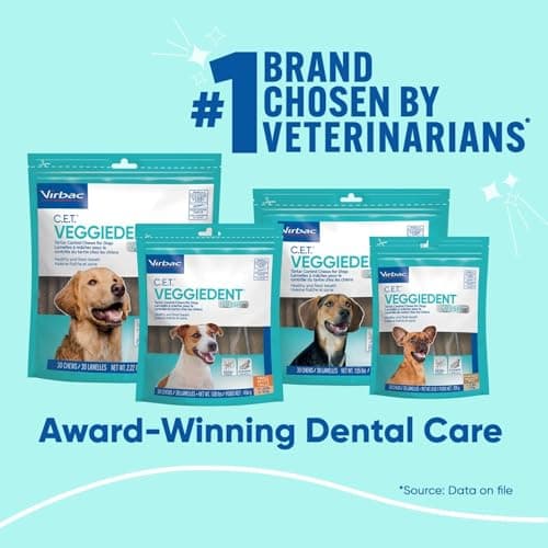 Virbac C.E.T. VEGGIEDENT FR3SH Tartar Control Chews for Dogs thumbnail 3