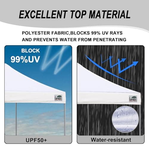 Eurmax USA Premium 10x10 Pop-Up Canopy Tent thumbnail 5