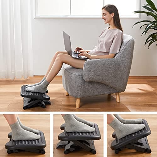 HUANUO Adjustable Under Desk Foot Rest thumbnail 5