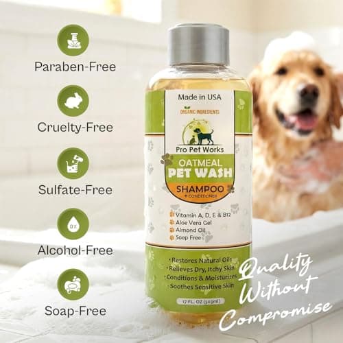 Pro Pet Works Natural Oatmeal Dog Shampoo and Conditioner thumbnail 3