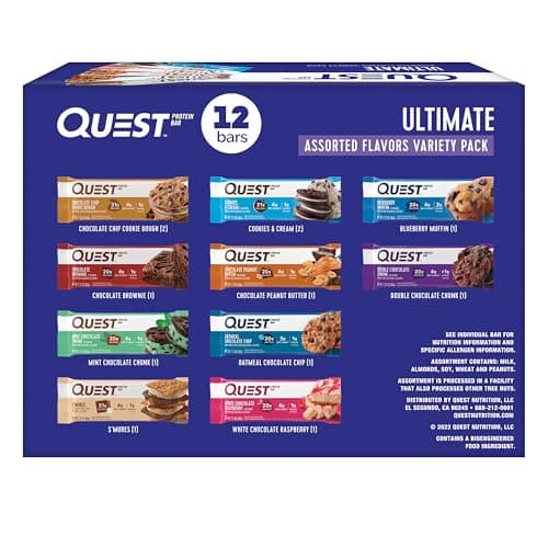 Quest Nutrition Protein Bars, Chocolate Chip Cookie Dough (12-Pack) - image 1
