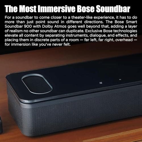 Bose Smart Soundbar 900 Dolby Atmos with Alexa Built thumbnail 4