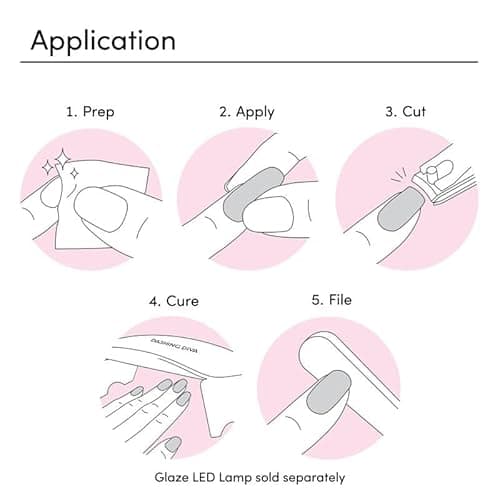 Dashing Diva Magic Press Nails - Blush Glaze thumbnail 4