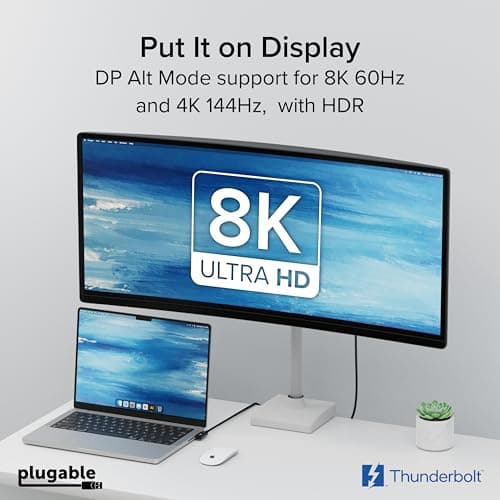 Plugable Thunderbolt 4 Cable (1m) thumbnail 4