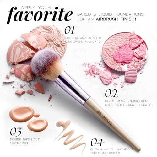 BS-MALL Makeup Brush Set 18 Pcs Premium Synthetic thumbnail 2