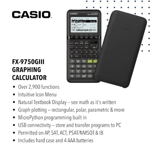 Casio fx-9750GIII Graphing Calculator thumbnail 3
