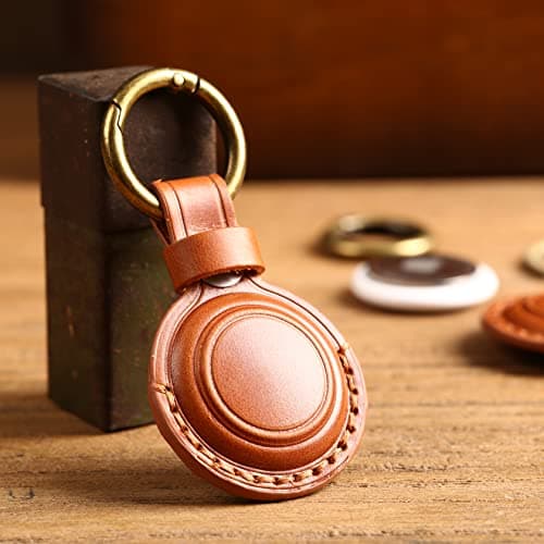 Apple AirTag Leather Key Ring thumbnail 5