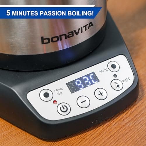 Bonavita BV382510V 1.0L Digital Variable Temperature Gooseneck Kettle thumbnail 3