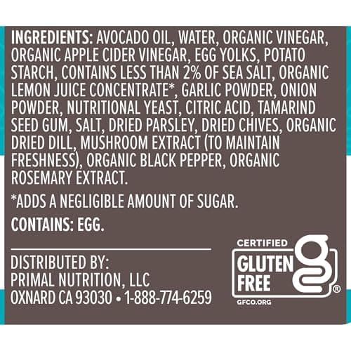 Primal Kitchen Ranch Dressing Made with Avocado Oil thumbnail 3