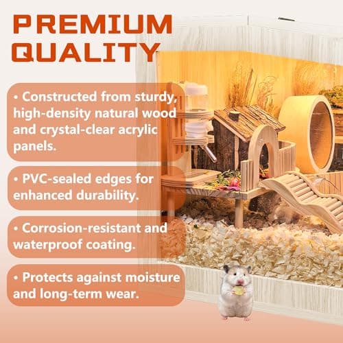 PROLEE Hamster Cage with Acrylic Sheets thumbnail 4