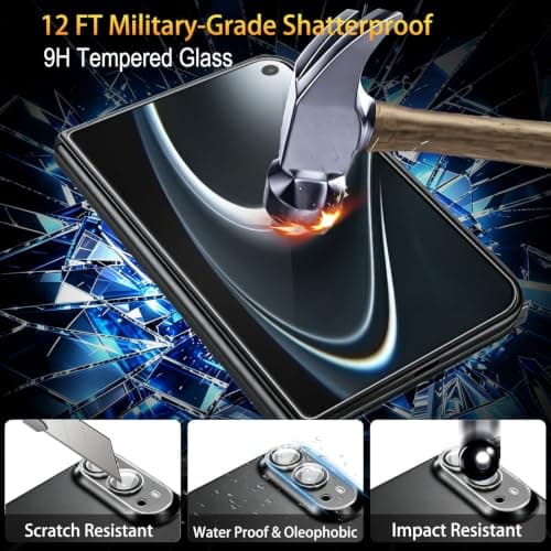 SiHPuoy 3 Pack Tempered Glass Screen Protector for iPhone Duo thumbnail 5