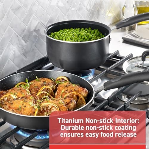 T-fal Signature Nonstick 12-Piece Cookware Set thumbnail 3