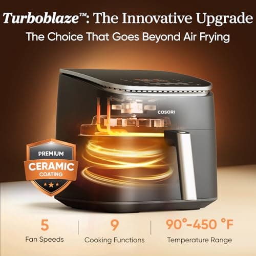 Cosori TurboBlaze 6.0-Quart Air Fryer thumbnail 2