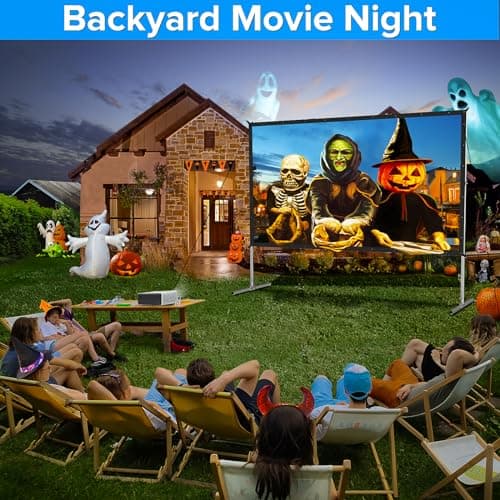 Fxitlou 120-inch Outdoor Projector Screen thumbnail 2