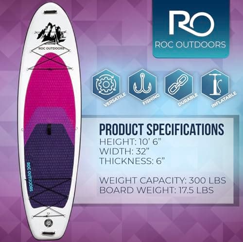 ROC Inflatable Stand Up Paddle Board thumbnail 3