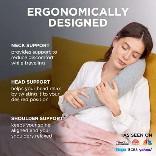 Dot&Dot Twist Memory Foam Travel Pillow thumbnail 4