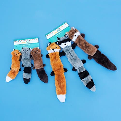 ZippyPaws Skinny Peltz No Stuffing Squeaky Toys thumbnail 5