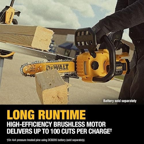 DeWalt DCCS620B 20V MAX XR Compact Chainsaw thumbnail 4