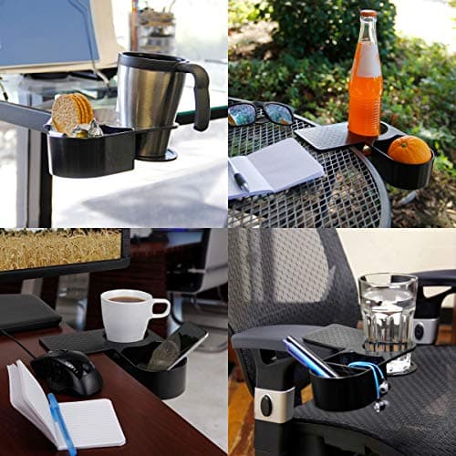 ENHANCE Clip-On Desk Cup Holder & Snack Tray thumbnail 5