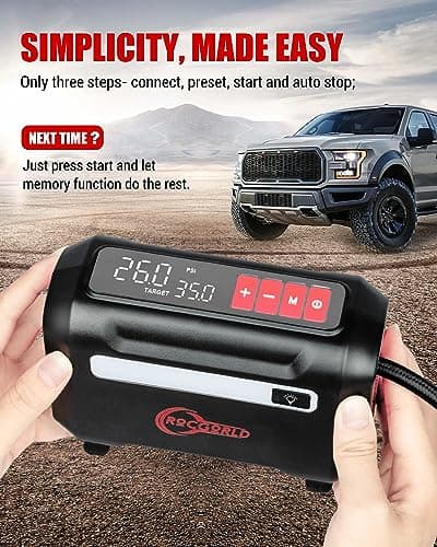 VacLife 12V DC Portable Tire Inflator thumbnail 4