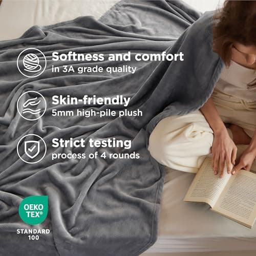 Bedsure GentleSoft Fleece Throw Blanket thumbnail 3