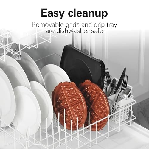 Hamilton Beach 26031 Flip Belgian Waffle Maker with Removable Plates thumbnail 4