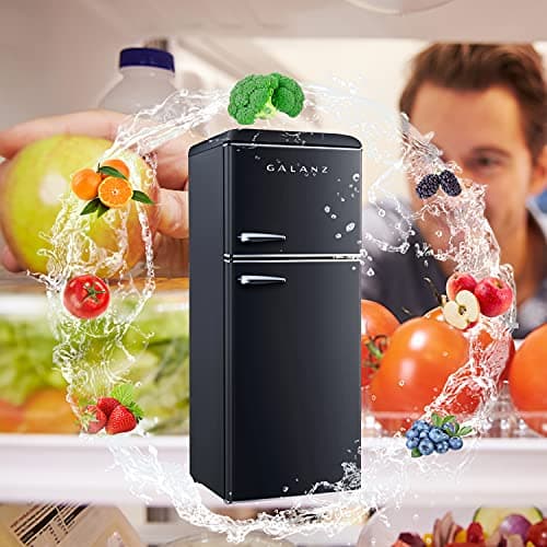 Galanz GLR46TBKER Retro Mini Fridge 4.6 Cu Ft with Freezer thumbnail 5