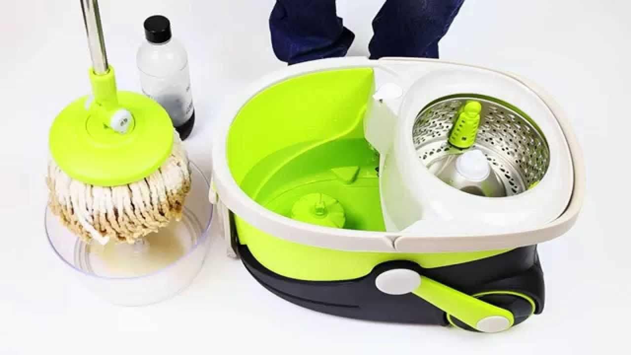 Mopnado Deluxe Stainless Steel Rolling Spin Mop System thumbnail 3