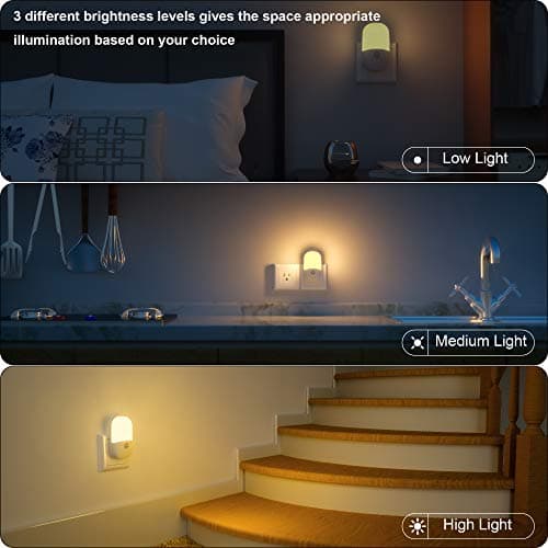 MAZ-TEK Plug-in Motion Sensor Dimmable Night Light (2-Pack) thumbnail 5