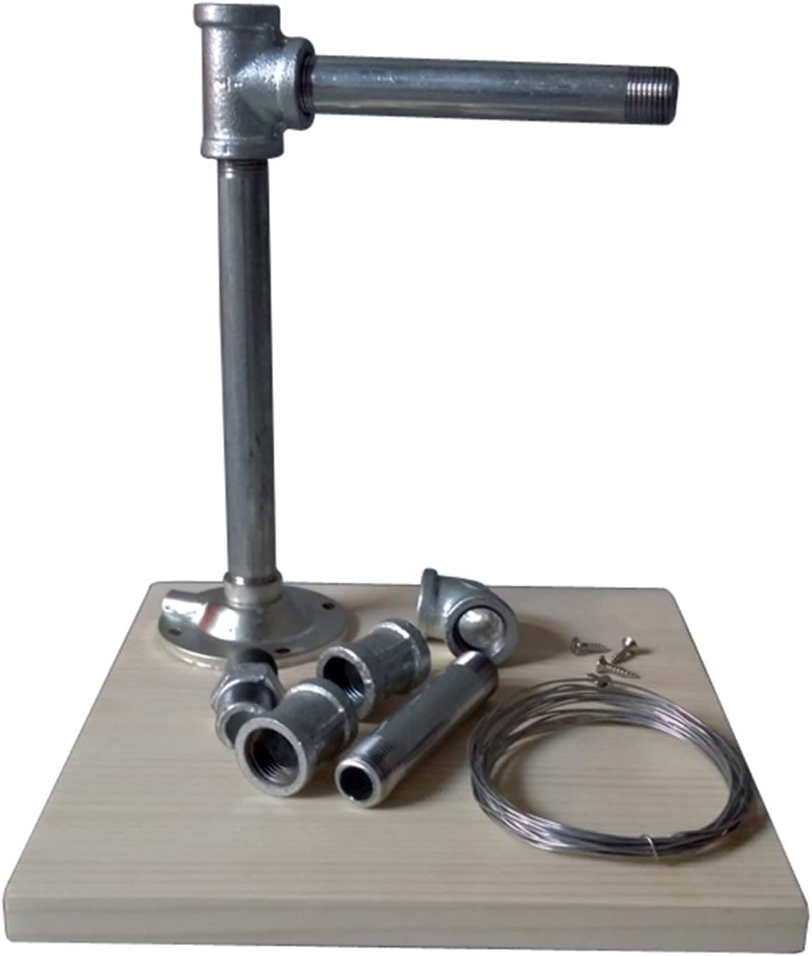 JYSWDZ Adjustable Clay Model Stand with Wooden Base - image 1