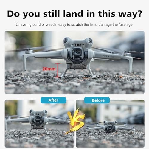 STARTRC Mini 4 Pro Landing Gear Extension Legs - Foldable Height Extension Kit thumbnail 3