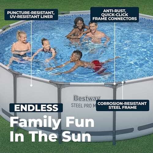 Bestway Steel Pro MAX 15ft x 48in Above Ground Pool Set thumbnail 4