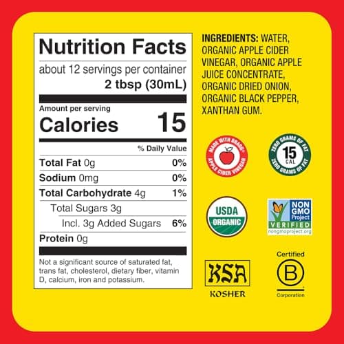 Bragg Organic Vinaigrette Dressing thumbnail 3