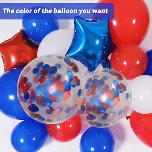 JeVenis Red White Blue Balloon Garland Kit thumbnail 3