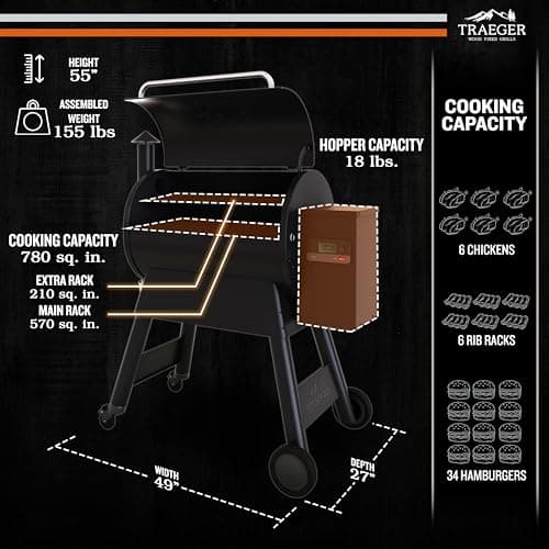 Traeger Pro 780 Wi-Fi Pellet Grill thumbnail 3