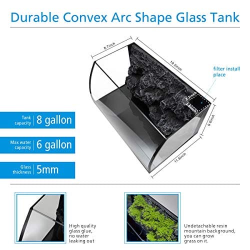 Hygger Horizon 8-Gallon LED Aquarium Kit thumbnail 3
