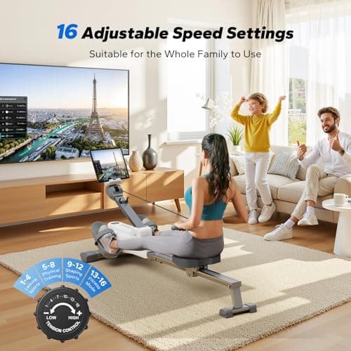 MERACH Magnetic Rowing Machine R25 Foldable thumbnail 5