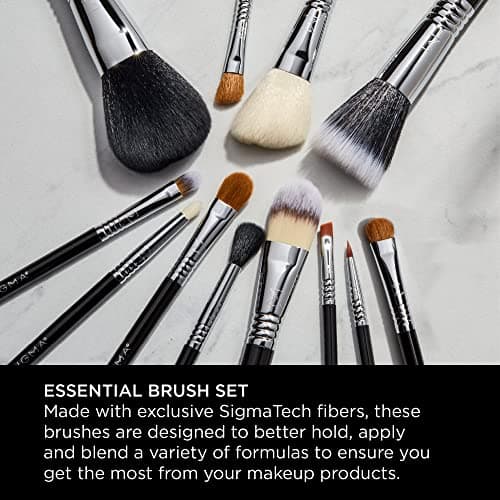 Sigma Beauty Essential Makeup Brush Set (12 Piece) thumbnail 4