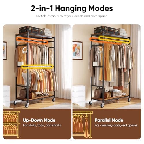 HOKEEPER Heavy Duty Extra Large Freestanding Closet Organizer thumbnail 4