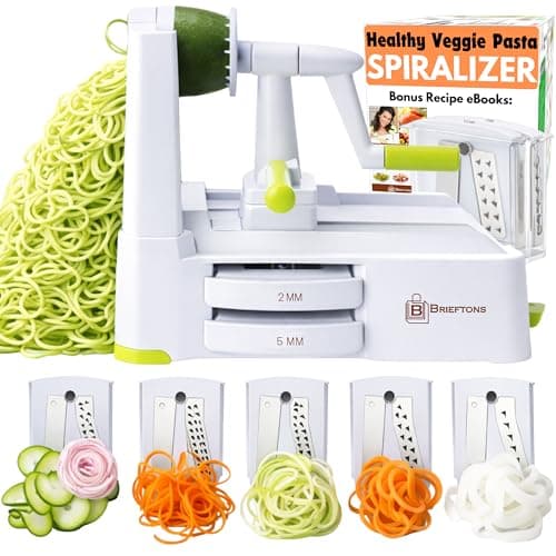 Brieftons 5-Blade Vegetable Spiralizer - image 1