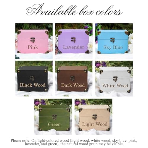 Personalized Recipe Box with Dividers and Custom Name Card thumbnail 3