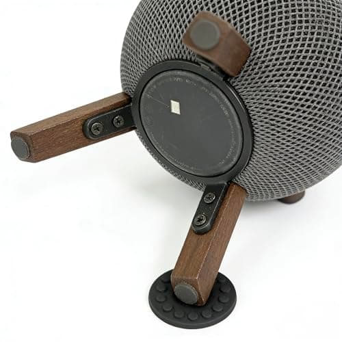 Bdulgeyer Solid Walnut Wood Stand for HomePod mini, Non-Slip Base thumbnail 2