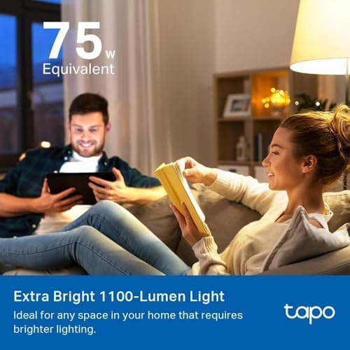 TP-Link Tapo L535E Matter Smart Color Bulb 1100 Lumens (2-Pack) thumbnail 4
