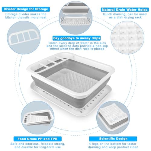 Rubbermaid Collapsible Dish Drying Rack thumbnail 4