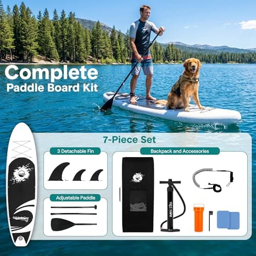 SereneLife Inflatable Stand Up Paddle Board thumbnail 5
