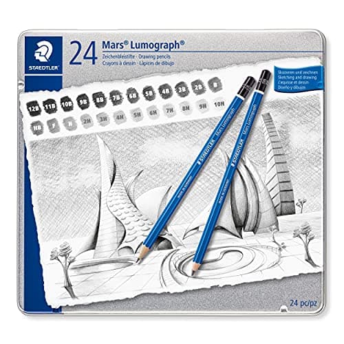 STAEDTLER Mars Lumograph Art Drawing Pencils (12-Pack) - image 1